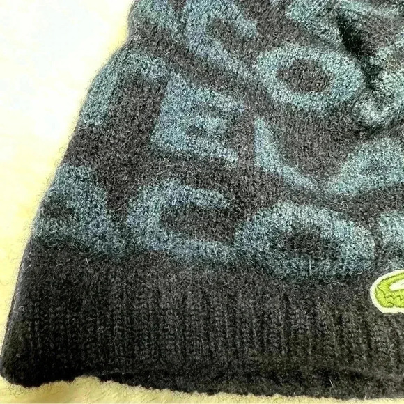 Lacoste Winter Hat Blue  Size 1-2 Years - Picture 4 of 15